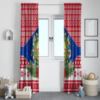 Philippines Christmas Window Curtain Filipino Parol Maligayang Pasko LT05 - Polynesian Pride