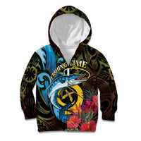 Vanuatu Fishing Kid Hoodie It's Time To Fish