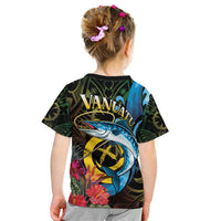 Vanuatu Fishing Kid T Shirt It's Time To Fish LT05 - Polynesian Pride