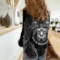 Aotearoa Toitu Te Tiriti Women Casual Shirt Ka Mua Ka Muri LT05 - Polynesian Pride