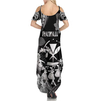 Hawaii Beautiful Hula Dancers Family Matching Summer Maxi Dress and Hawaiian Shirt With Ipu Keke And Pahu Drum