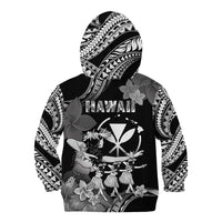 Hawaii Beautiful Hula Dancers Kid Hoodie With Ipu Keke And Pahu Drum