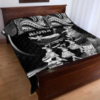 Hawaii Beautiful Hula Dancers Quilt Bed Set With Ipu Keke And Pahu Drum