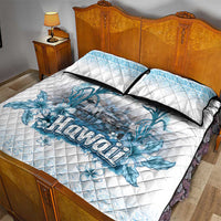 Hawaii Sugar Plantation Quilt Bed Set With Hawaiian Tapa Pattern