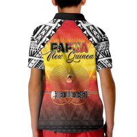 Papua New Guinea 50th Independence Day Kid Polo Shirt One People One Nation One PNG LT05 - Polynesian Pride