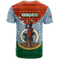 Vanuatu Penama Province T Shirt Vanuatuan Coat Of Arms Polynesian Pattern LT05 - Polynesian Pride
