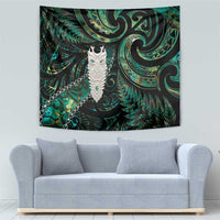 New Zealand Aotearoa Tapestry Maori Tane Te Waiora Paua Shell Glitter Green