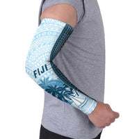 Fiji Regatta Arm Sleeves Palm Tree Tapa Pattern LT05 - Polynesian Pride