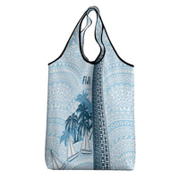 Fiji Regatta Grocery Bag Palm Tree Tapa Pattern LT05 - Polynesian Pride
