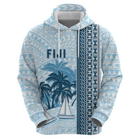 Custom Fiji Regatta Hoodie Palm Tree Tapa Pattern LT05 - Polynesian Pride