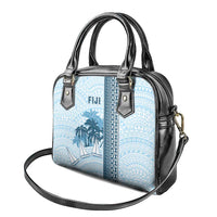 Fiji Regatta Shoulder Handbag Palm Tree Tapa Pattern - Polynesian Pride