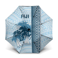 Fiji Regatta Umbrella Palm Tree Tapa Pattern - Polynesian Pride