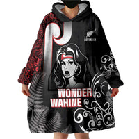 New Zealand Aotearoa Mana Wahine Wearable Blanket Hoodie