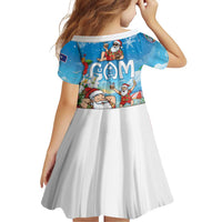 Guam Christmas Family Matching Summer Maxi Dress and Hawaiian Shirt Felis Pasgua Chilling Santa LT05 - Polynesian Pride