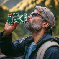 Custom Hawaii Football 4 in 1 Can Cooler Tumbler Rainbow Warriors Tropical Vibes - Polynesian Pride