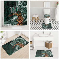 Hawaii Ikaika Warrior Football Bathroom Set Polynesian Tribal Tattoo - Polynesian Pride