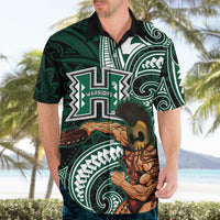 Hawaii Ikaika Warrior Football Hawaiian Shirt Polynesian Tribal Tattoo - Polynesian Pride