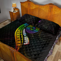 LGBT History Month Quilt Bed Set Proud And Happy Polynesian Dolphin LT05 - Polynesian Pride