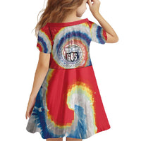 Samoa Family Matching Summer Maxi Dress and Hawaiian Shirt Tie Dye Unique Style