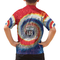 Samoa Kid Hawaiian Shirt Tie Dye Unique Style