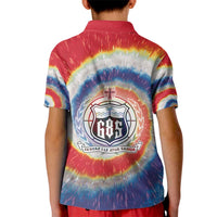 Samoa Kid Polo Shirt Tie Dye Unique Style
