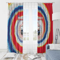 Samoa Window Curtain Tie Dye Unique Style