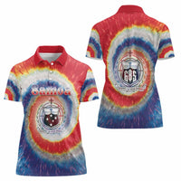 Samoa Women Polo Shirt Tie Dye Unique Style