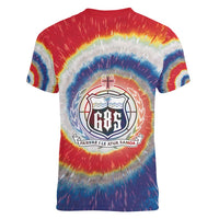 Samoa Women V-Neck T-Shirt Tie Dye Unique Style