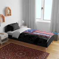 Samoa Flag Bedding Set Ula Fala With Samoan Siapo LT05 - Polynesian Pride
