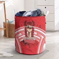 Tonga Rugby Mate Ma'a Laundry Basket Tongan Pride Unique Style LT05 Red - Polynesian Pride