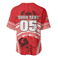 Custom Tonga Rugby Mate Ma'a Baseball Jersey Tongan Pride Unique Style LT05 - Polynesian Pride