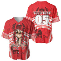 Custom Tonga Rugby Mate Ma'a Baseball Jersey Tongan Pride Unique Style LT05 - Polynesian Pride