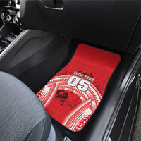 Custom Tonga Rugby Mate Ma'a Car Mats Tongan Pride Unique Style LT05 - Polynesian Pride