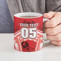 Custom Tonga Rugby Mate Ma'a Ceramic Mug Tongan Pride Unique Style LT05 - Polynesian Pride
