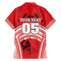 Custom Tonga Rugby Mate Ma'a Family Matching Tank Maxi Dress and Hawaiian Shirt Tongan Pride Unique Style - Polynesian Pride