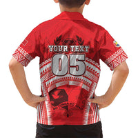 Custom Tonga Rugby Mate Ma'a Kid Hawaiian Shirt Tongan Pride Unique Style LT05 - Polynesian Pride