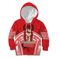 Custom Tonga Rugby Mate Ma'a Kid Hoodie Tongan Pride Unique Style - Polynesian Pride