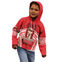 Custom Tonga Rugby Mate Ma'a Kid Hoodie Tongan Pride Unique Style - Polynesian Pride