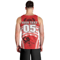 Custom Tonga Rugby Mate Ma'a Men Tank Top Tongan Pride Unique Style LT05 - Polynesian Pride