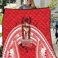 Tonga Rugby Mate Ma'a Quilt Tongan Pride Unique Style LT05 Red - Polynesian Pride