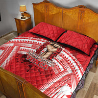 Tonga Rugby Mate Ma'a Quilt Bed Set Tongan Pride Unique Style LT05 - Polynesian Pride