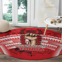 Tonga Rugby Mate Ma'a Round Carpet Tongan Pride Unique Style LT05 - Polynesian Pride