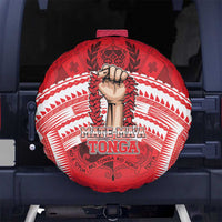 Tonga Rugby Mate Ma'a Spare Tire Cover Tongan Pride Unique Style LT05 No hole Red - Polynesian Pride