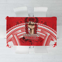 Tonga Rugby Mate Ma'a Tablecloth Tongan Pride Unique Style LT05 Red - Polynesian Pride