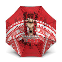 Tonga Rugby Mate Ma'a Umbrella Tongan Pride Unique Style LT05 One Size Folded 11.42 inch Opened Diameter 37.4 inch Red - Polynesian Pride