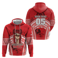 Custom Tonga Rugby Mate Ma'a Zip Hoodie Tongan Pride Unique Style - Polynesian Pride