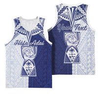 Personalised Northern Mariana Islands And Guam Basketball Jersey Latte Stone With Tribal Pattern