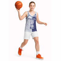 Personalised Northern Mariana Islands And Guam Basketball Jersey Latte Stone With Tribal Pattern