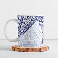 Northern Mariana Islands And Guam Ceramic Mug Latte Stone With Tribal Pattern