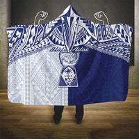 Northern Mariana Islands And Guam Hooded Blanket Latte Stone With Tribal Pattern